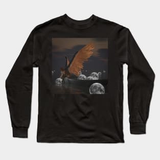 Angel collects moons Long Sleeve T-Shirt